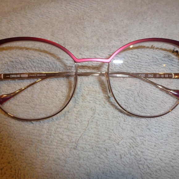 Caroline Abram Eyeglasses Frame Yoko Collection 562 (Pink - Brand New!) - Picture 4 of 5